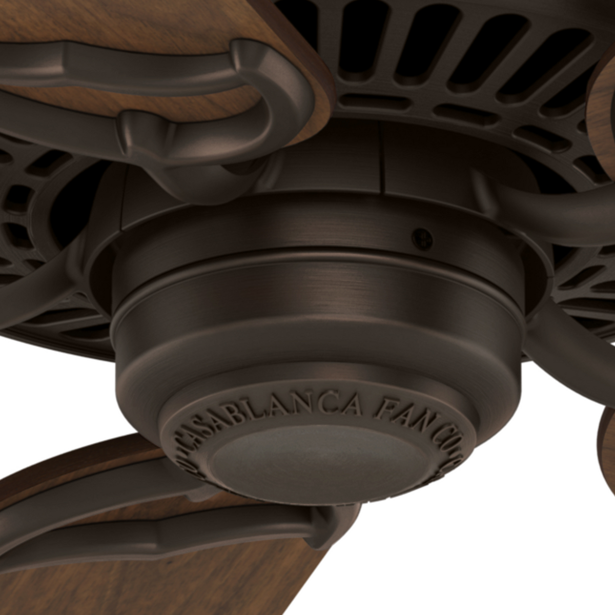 Casablanca 54 inch Panama Brushed Cocoa Ceiling Fan and Wall Control