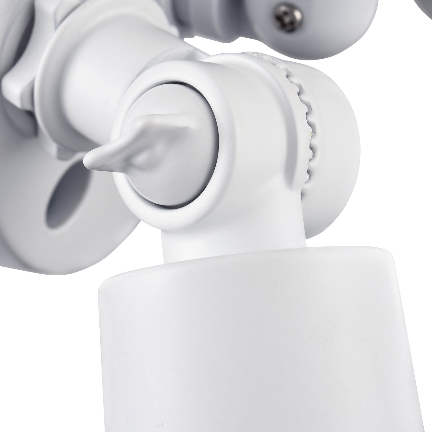 11.25''  Matte White 2 Light Flood Light
