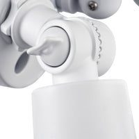 11.25''  Matte White 2 Light Flood Light