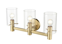 24'' Apolla Vintage Brass 3 Light Bath Vanity