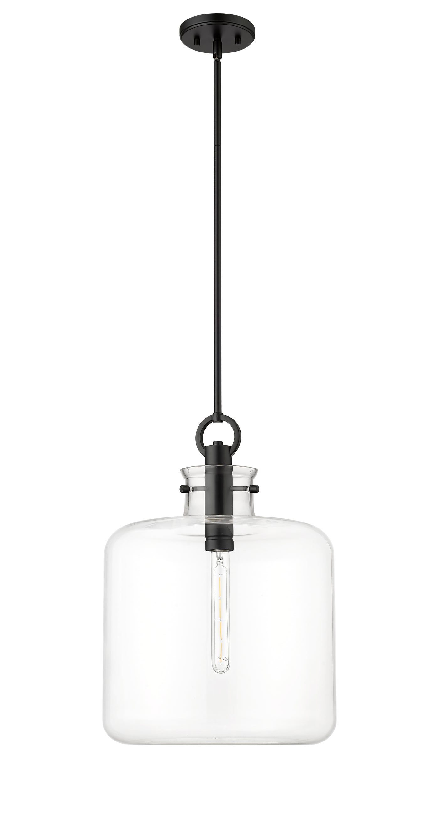 20.2'' Hayloft Matte Black 1 Light Pendant