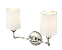 15.25'' Leena Polished Nickel 2 Light Bath Vanity