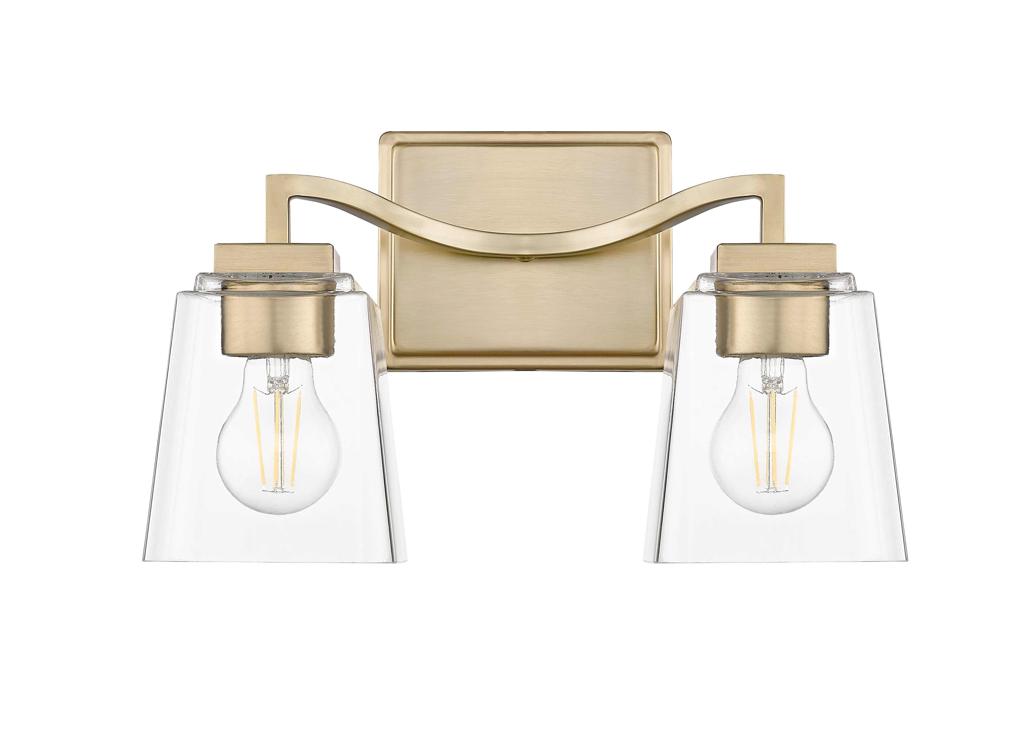 14'' Avenna Modern Gold 2 Light Bath Vanity