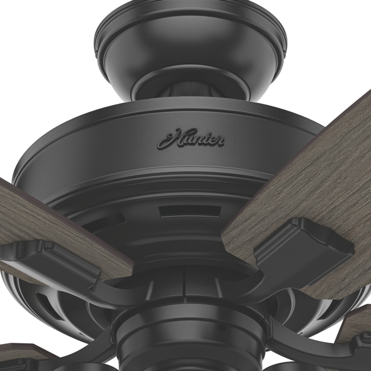 52 inch Bennett Matte Black Ceiling Fan with LED Light Kit and Handheld