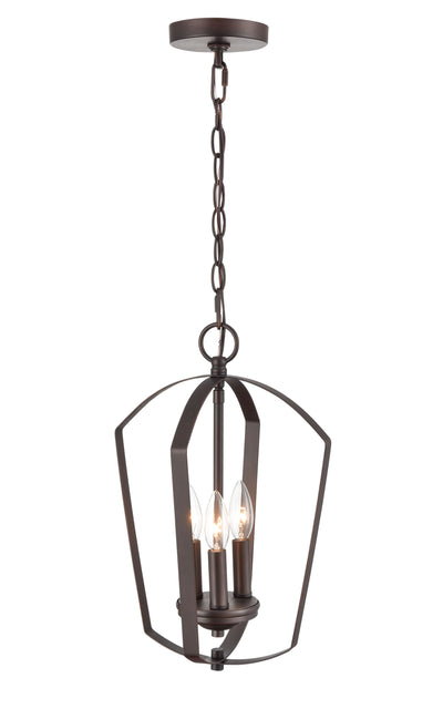 16.75'' Ivey Lake Rubbed Bronze 3 Light Pendant