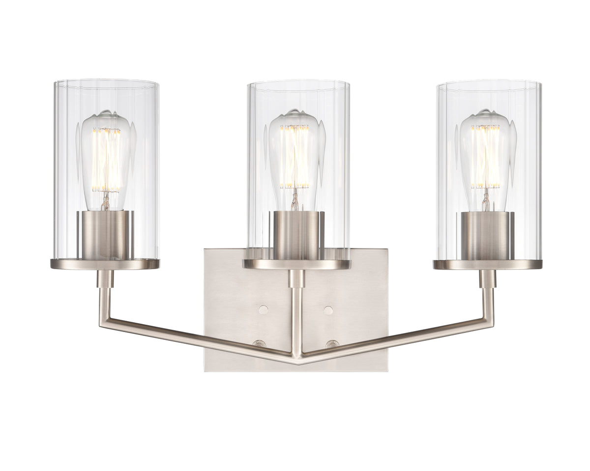 20'' Beverlly Brushed Nickel 3 Light Bath Vanity