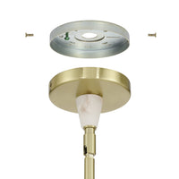 Montclair 38-inch 12-light Brushed Gold and Natural Alabaster Chandelier