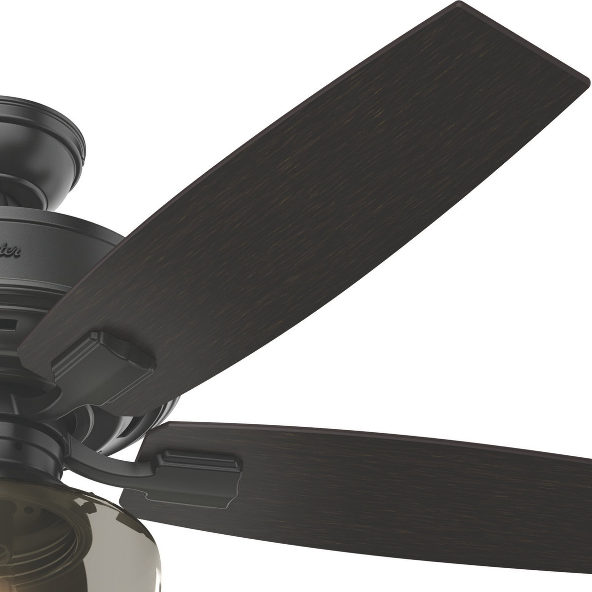 52 inch Bennett Matte Black Ceiling Fan with LED Light Kit