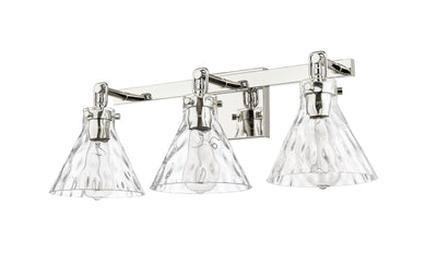 25.5'' Barlon Polished Nickel 3 Light Bath Vanity