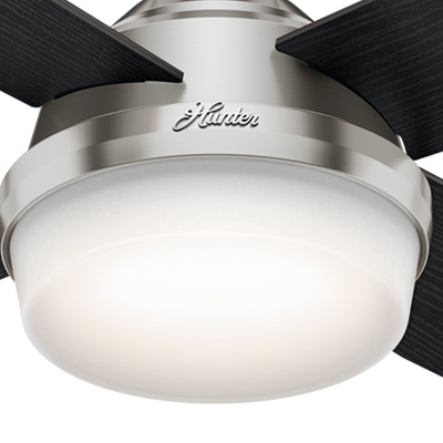 52 inch Dempsey Brushed Nickel Ceiling Fan with LED Light Kit and Handheld Remote