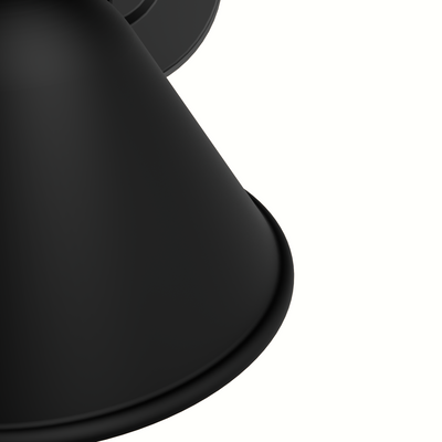 Cassius 7-inch 1-light Matte Black Outdoor Wall Light with Metal Shade