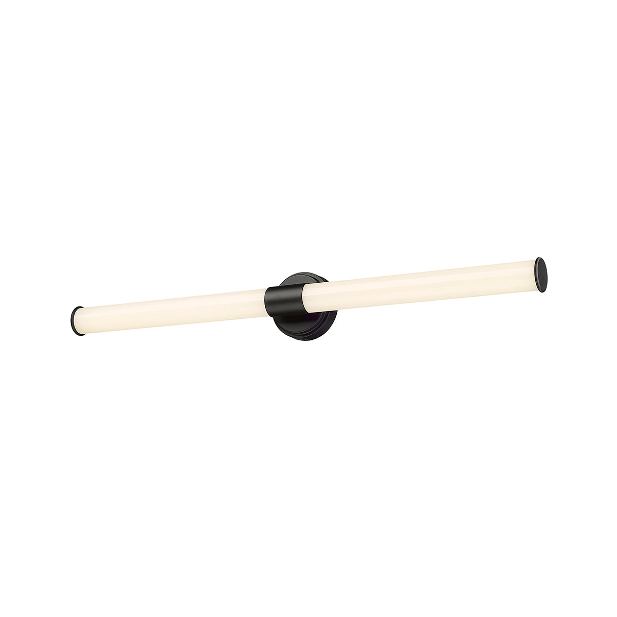 36'' Trumann Matte Black 1 Vanity Light