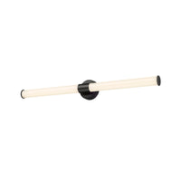 36'' Trumann Matte Black 1 Vanity Light