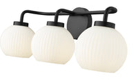 24'' Oprah Matte Black 3 Light Bath Vanity