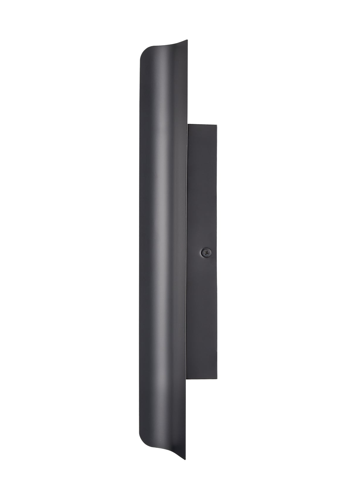 16.14-inch Powder Coated Black Outdoor Wall Sconce