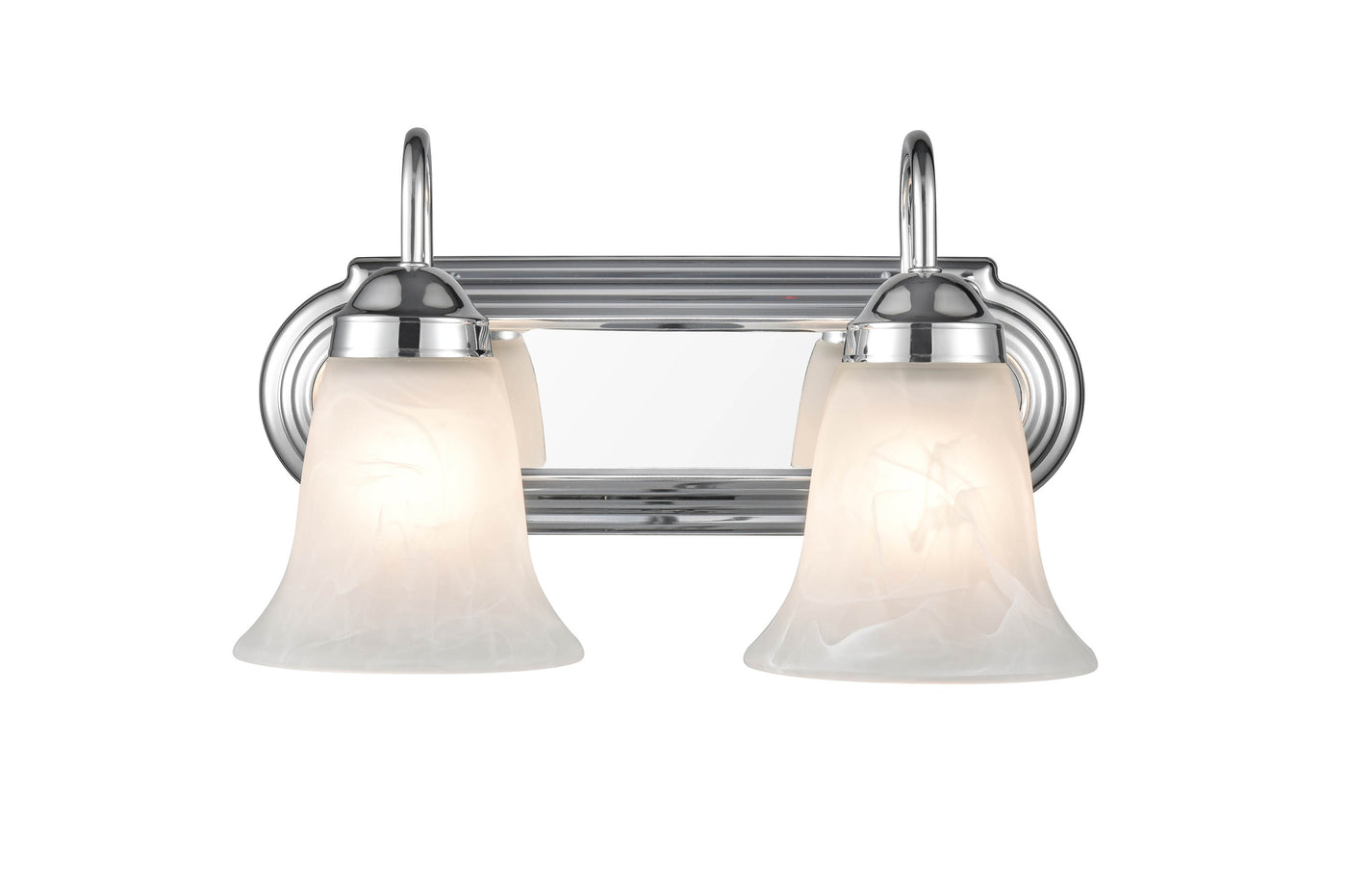 14'' Compana Chrome 2 Light Bath Vanity