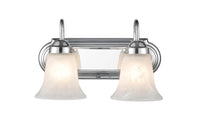 14'' Compana Chrome 2 Light Bath Vanity