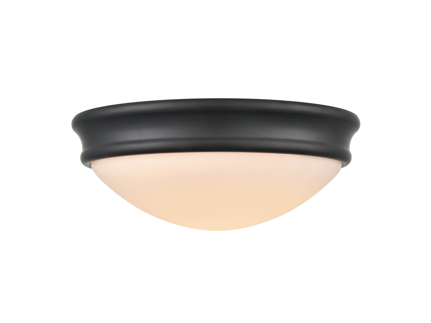 4'' Baumann Matte Black 1 Light Flush Mount