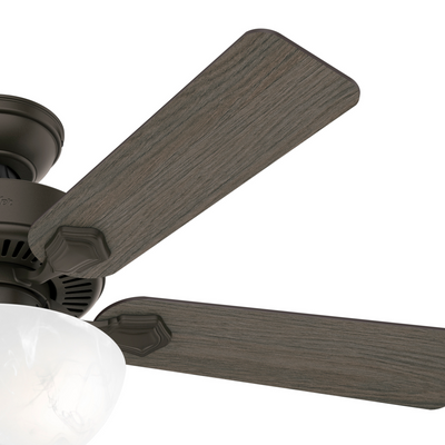 44 inch Swanson New Bronze Ceiling Fan with LED Light Kit and Pull Chain