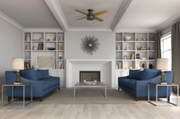 52 inch Dempsey Noble Bronze Low Profile Ceiling Fan and Handheld Remote