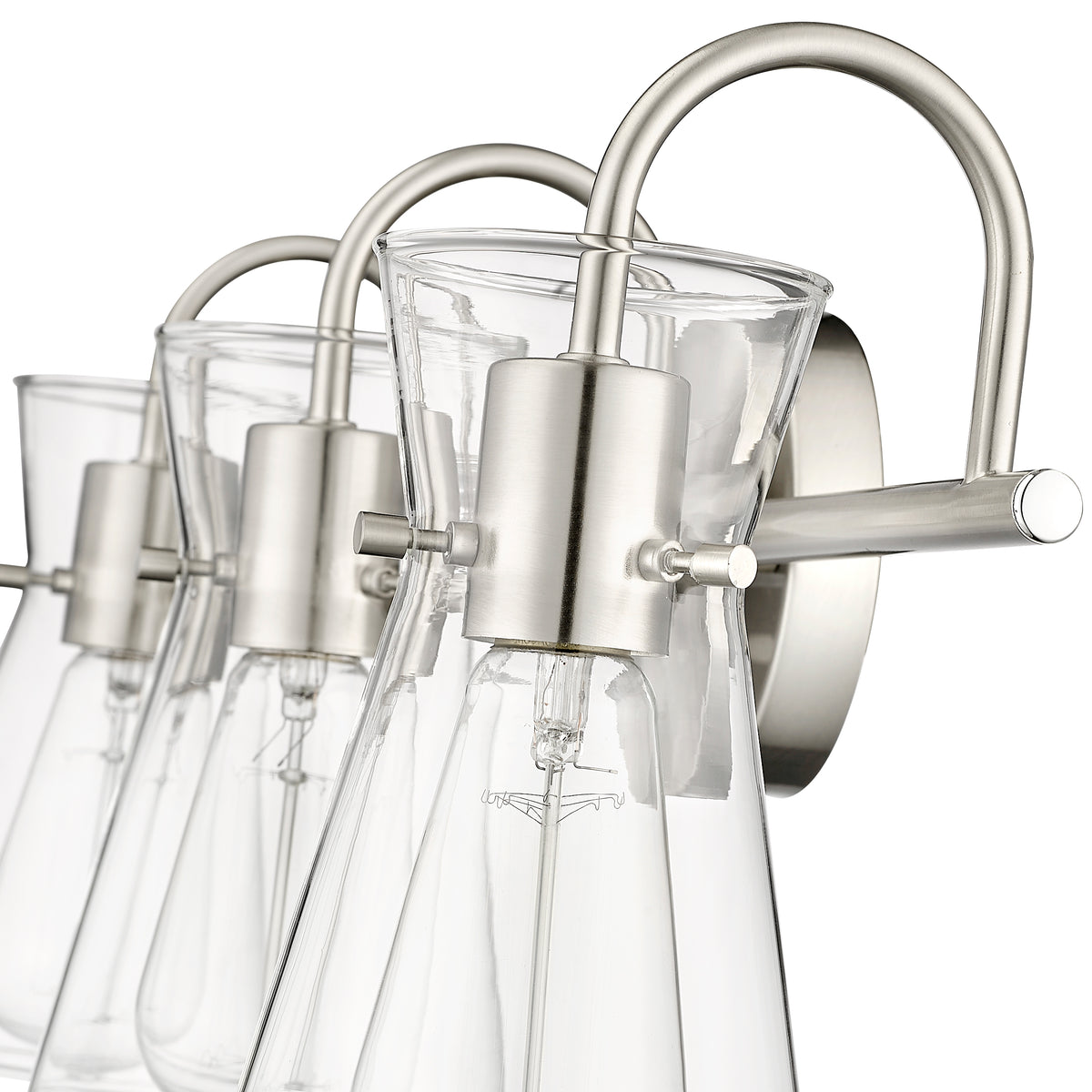 22'' Camellia Brushed Nickel 3 Light Bath Vanity