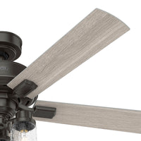 52 inch Hartland Noble Bronze Ceiling Fan with LED Light Kit and Handheld Remote
