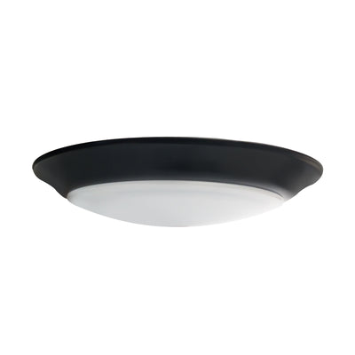 6-inch-White-Outdoor-Flush-Mount-Light-with-3000K-Light,-Frosted-Lens-and-12W-Output