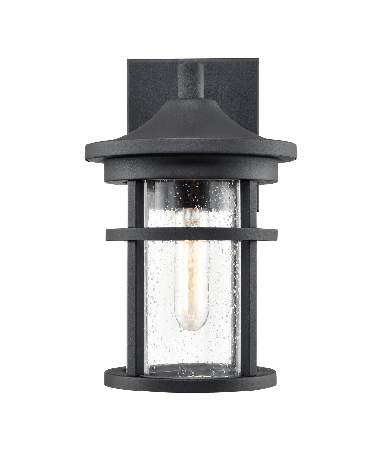 7'' Namath Textured Black 1 Light Wall Sconce