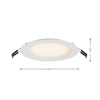 6-inch White Wall Light with 3000K Light and 14W Output
