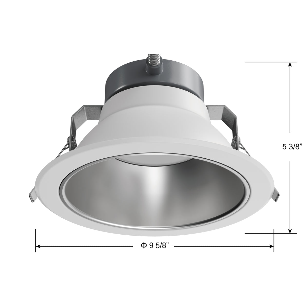 8-inch White Commercial Wall Light