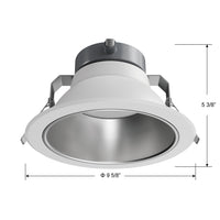 8-inch White Commercial Wall Light