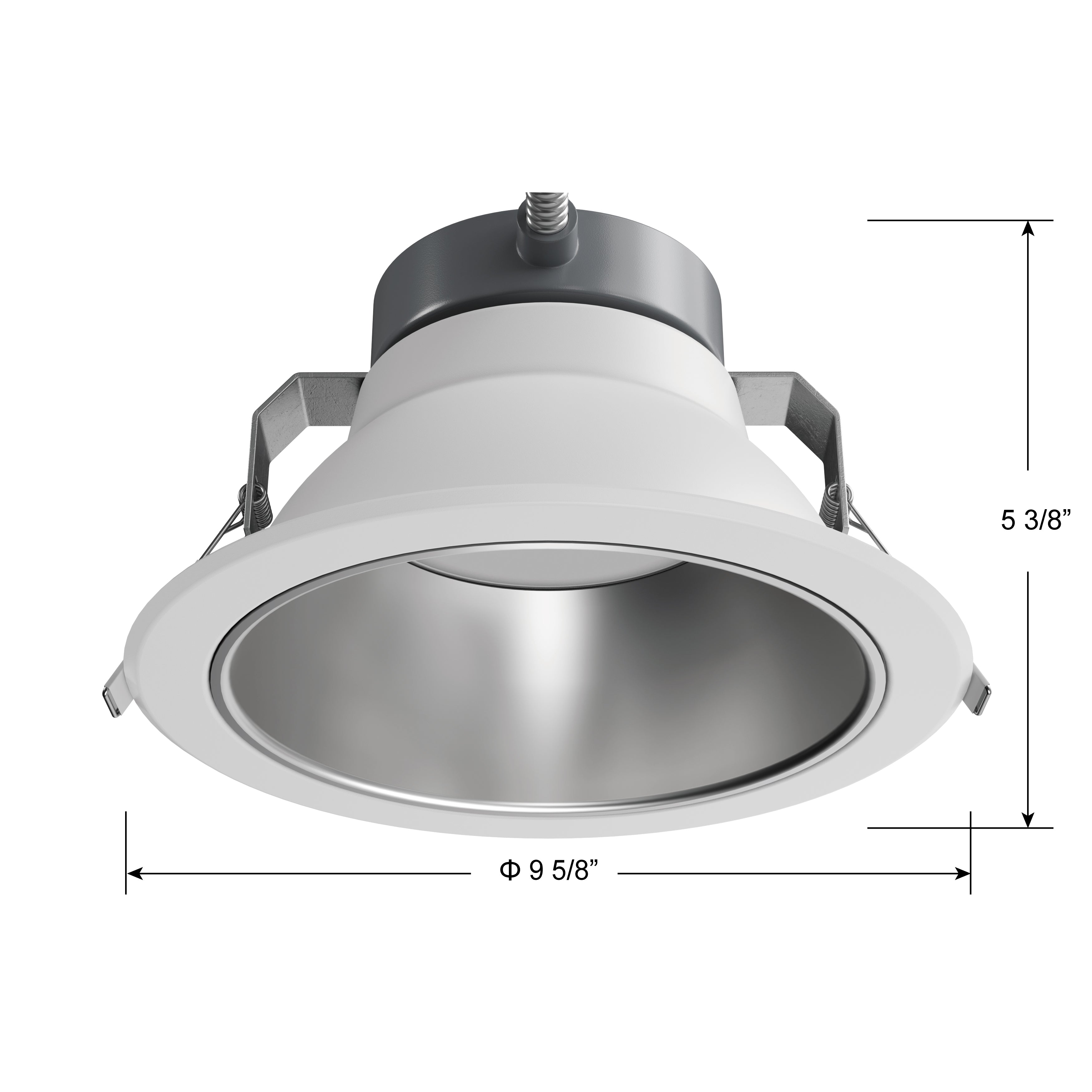 8-inch White Commercial Wall Light