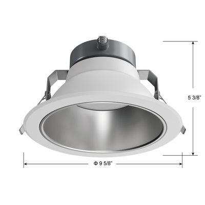 8-inch White Commercial Wall Light