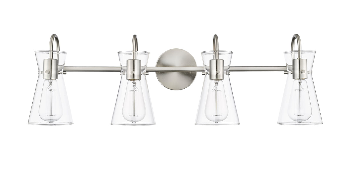 30.7'' Camellia Brushed Nickel 4 Light Bath Vanity