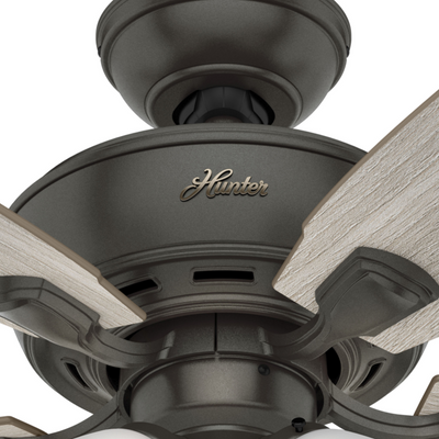 52 inch Amberlin Noble Bronze Ceiling Fan with LED Light Kit and Pull Chain