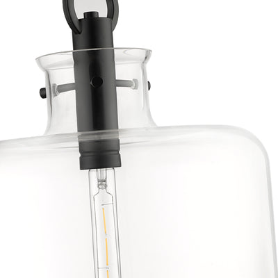 20.2'' Hayloft Matte Black 1 Light Pendant