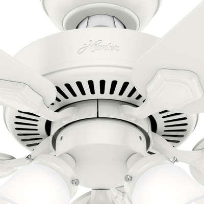 52 inch Swanson Fresh White Ceiling Fan with LED Light Kit
