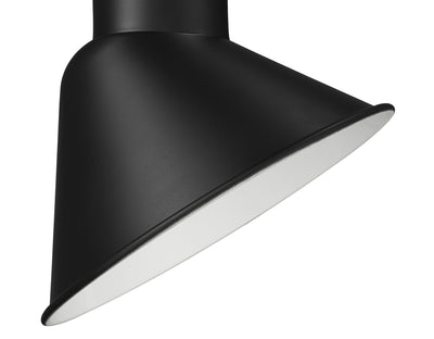 10-inch R Series Satin Black LED Angle Shade