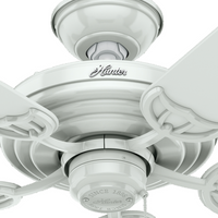52 inch Sea Air White Indoor/Outdoor Ceiling Fan and Pull Chain