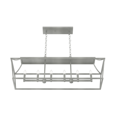 Laurel Ridge 42-inch 6-light Brushed Nickel Linear Chandelier