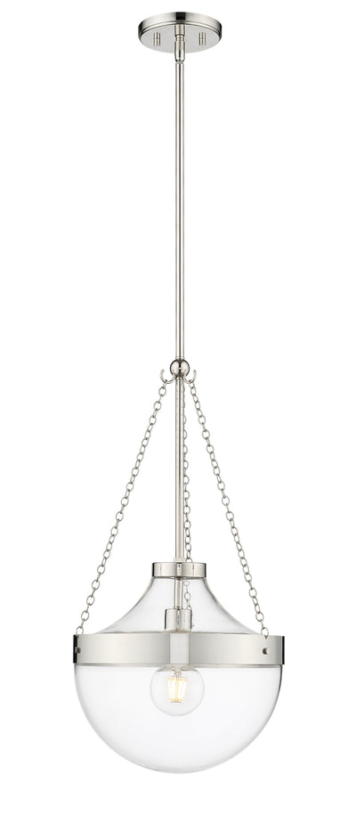 23.5'' Clarra Polished Nickel 1 Light Pendant