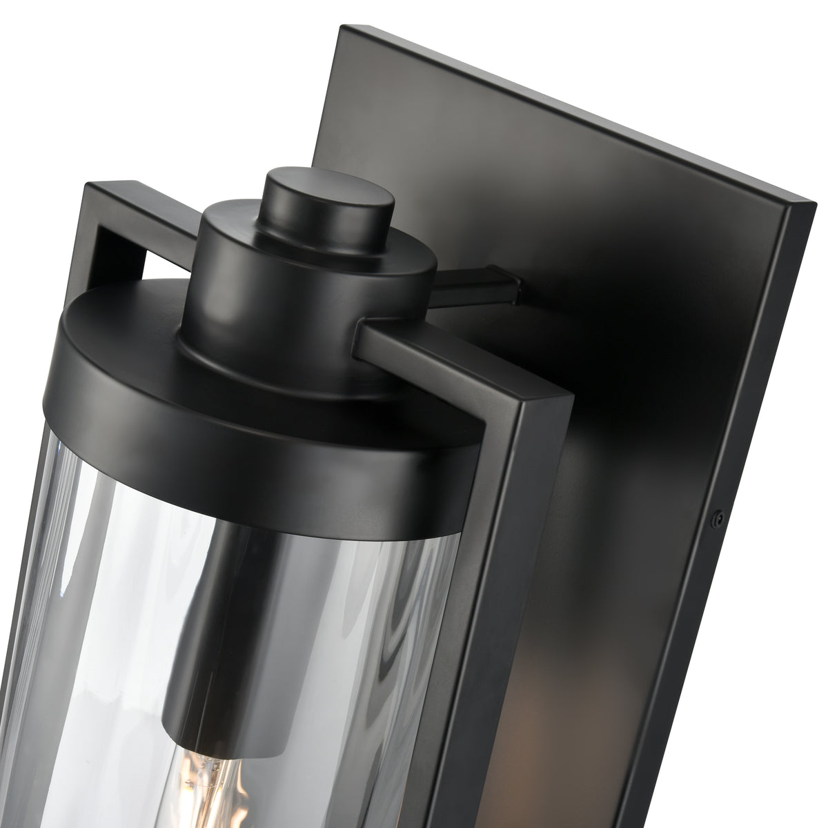 10'' Braselton Powder Coated Black 1 Light Wall Sconce