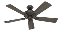 52 inch Crestfield Noble Bronze Ceiling Fan with LED Light Kit and Pull Chain