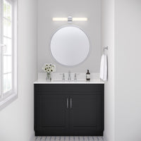 24'' Trumann Polished Chrome 1 Vanity Light