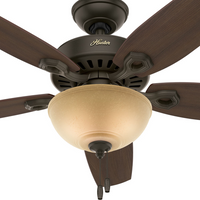 52 inch Builder New Bronze Ceiling Fan with LED Light Kit