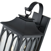 10.5'' Mallorey Powder Coated Black 3 Light Wall Sconce