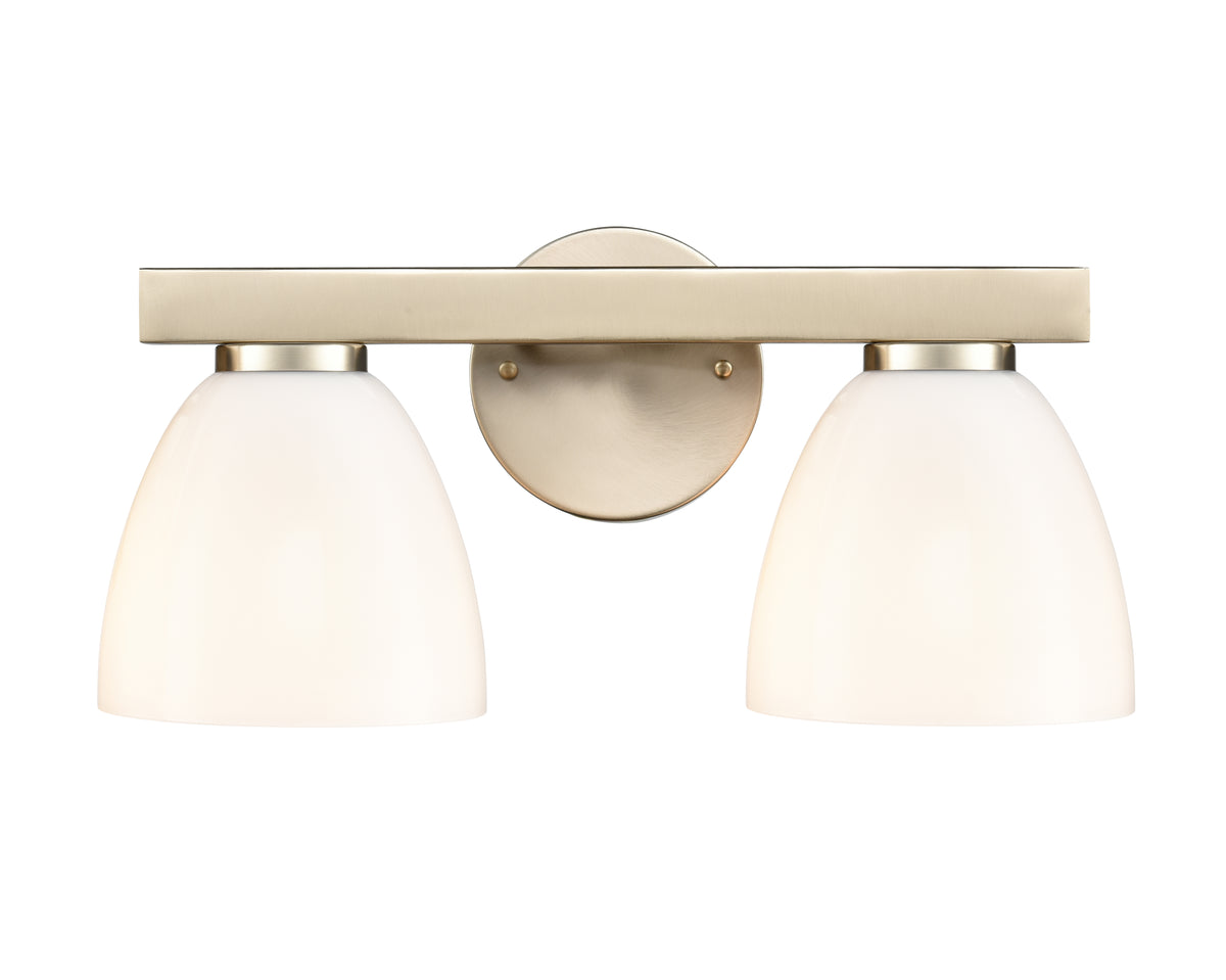 15.75'' Apria Modern Gold 2 Light Bath Vanity