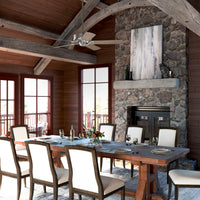 Casablanca 54 inch Panama ENERGY STAR® Brushed Nickel Ceiling Fan with Handheld Remote