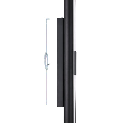 Colton 30-inch 2-light Textured Black 5CCT LED Vanity Light with Etched Opal Glass Shades