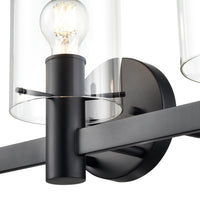 24'' Apolla Matte Black 3 Light Bath Vanity